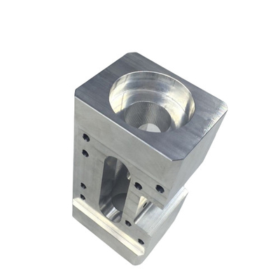 Aluminium mechanisch blok CNC-bewerkingsservice Metaalcomponenten maken