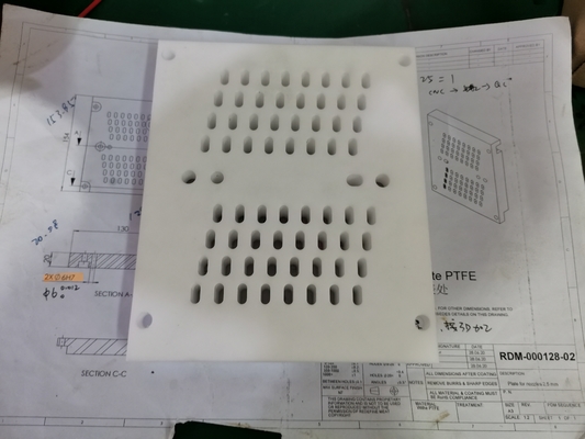 Malencnc Machinaal bewerkte Plastic Delen NYLON DELRIN PTFE PC van pvc